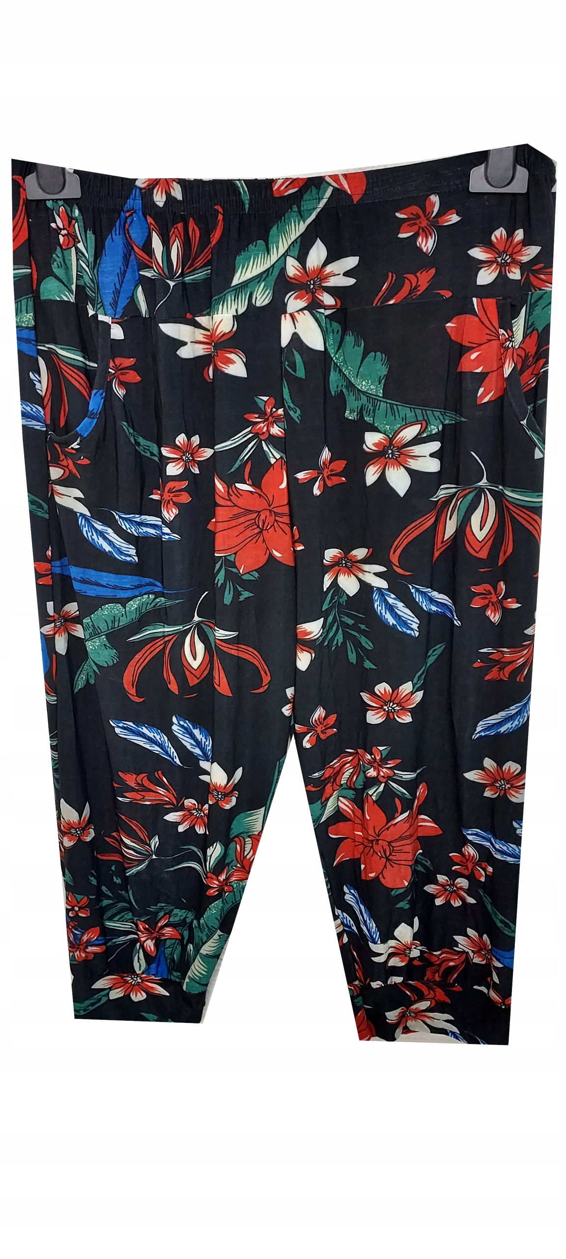 

L/2XL Spodnie Alladynki Rybaczki 3/4 Bambus -G09