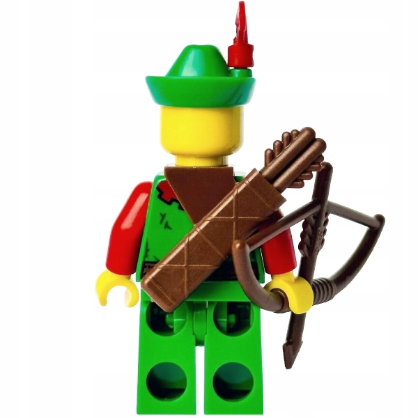 LEGO Castle - Forestman + kołczan + łuk ! ( ludzie lasu ) Marka LEGO