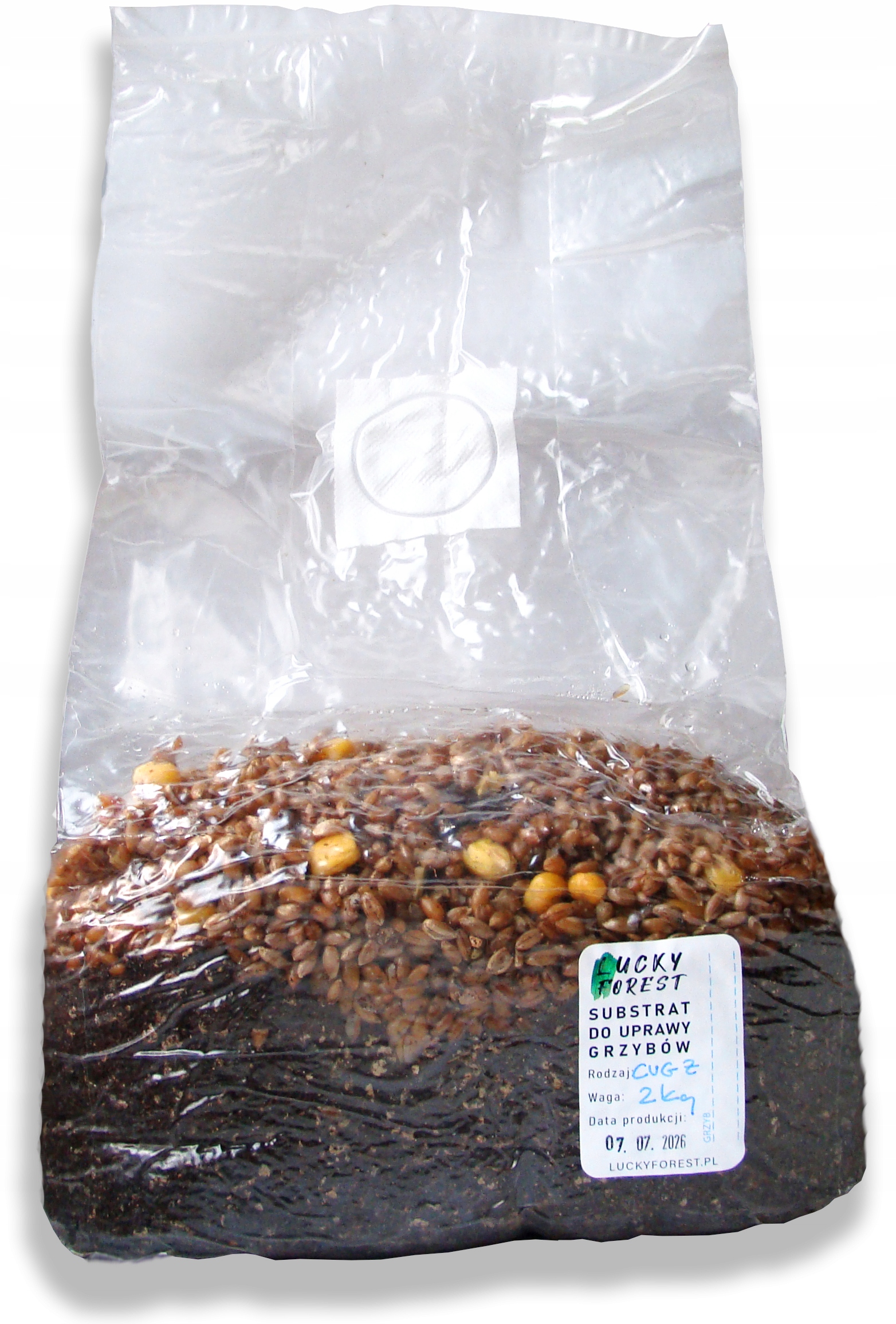 Substrát Cvg Žito (3:1) * 2 kg * Sterilní kokos pro pěstování hub Substrát