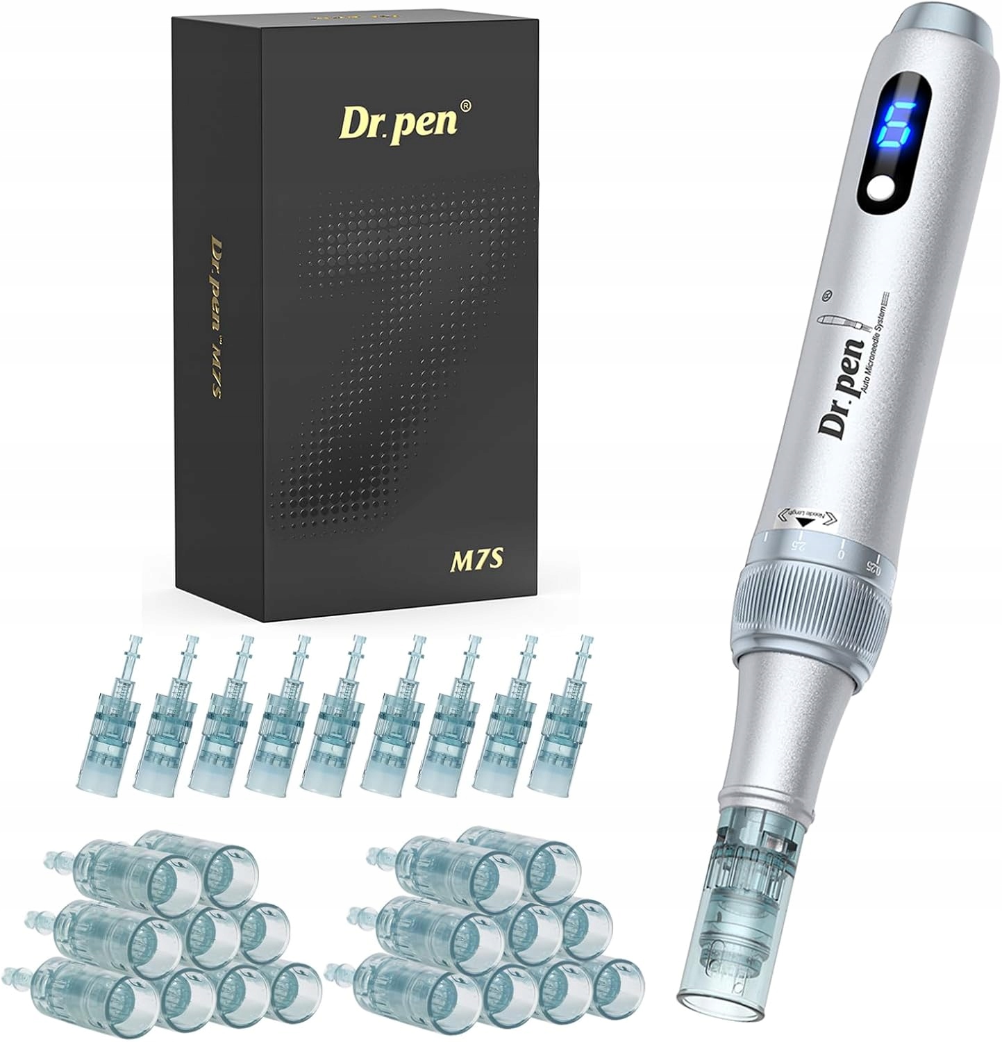 Dermapen Pro Mikropropichování Bezdrátový 27 Náplní