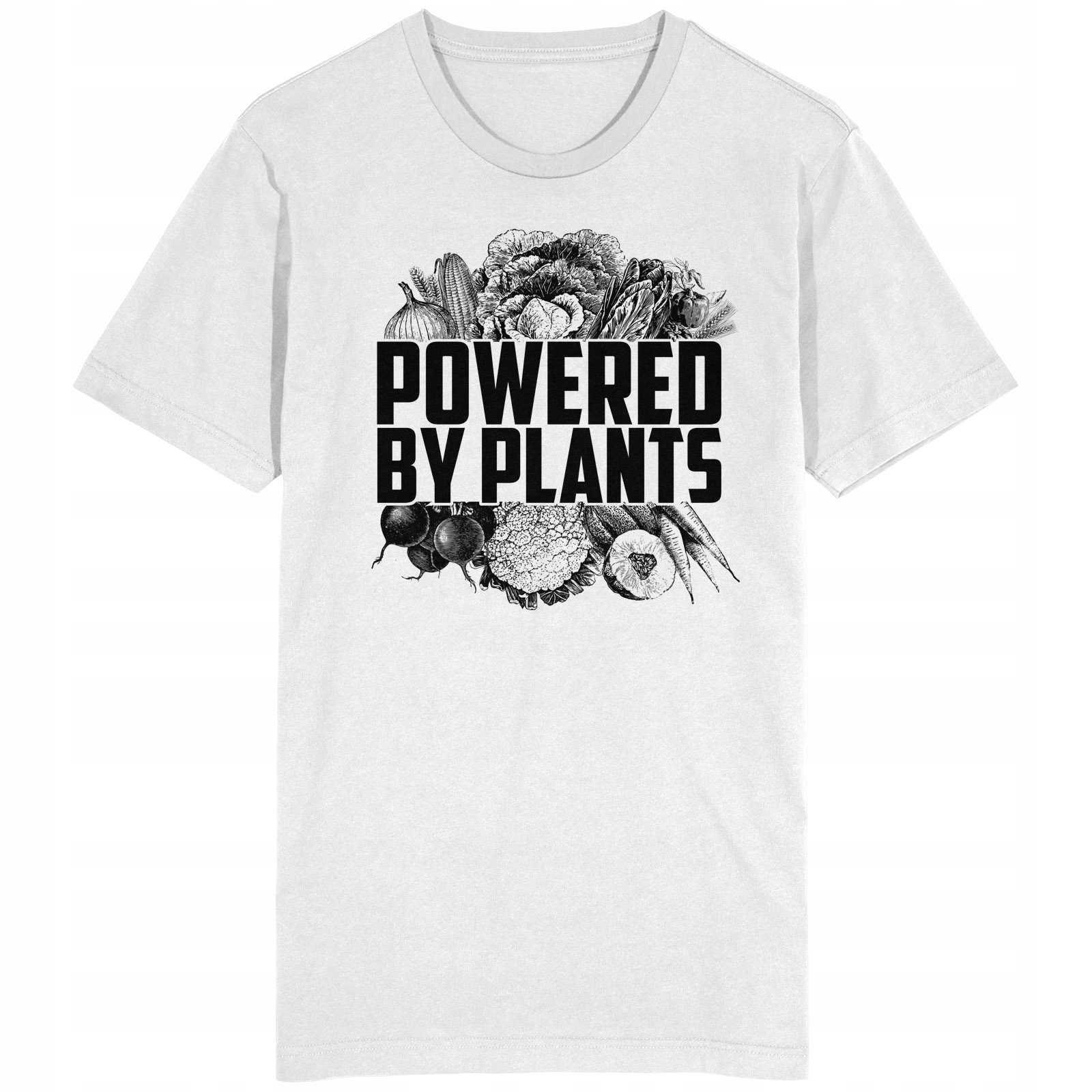

Powered By Plants Koszulka Vegan Wegan Wege Natura
