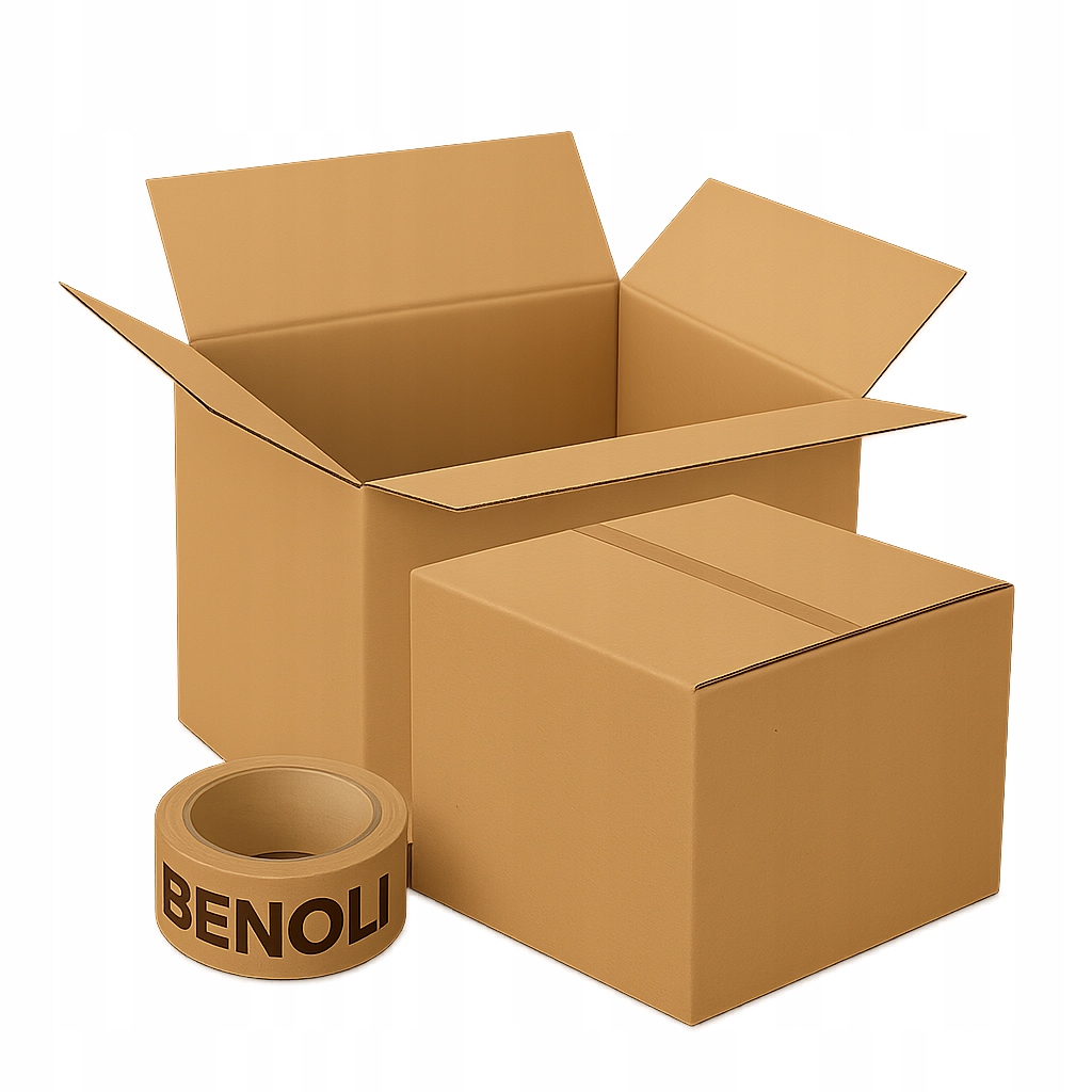 Karton klapowy brązowy 450x450x300 mm – komplet 10 szt. 5W Bc 640g