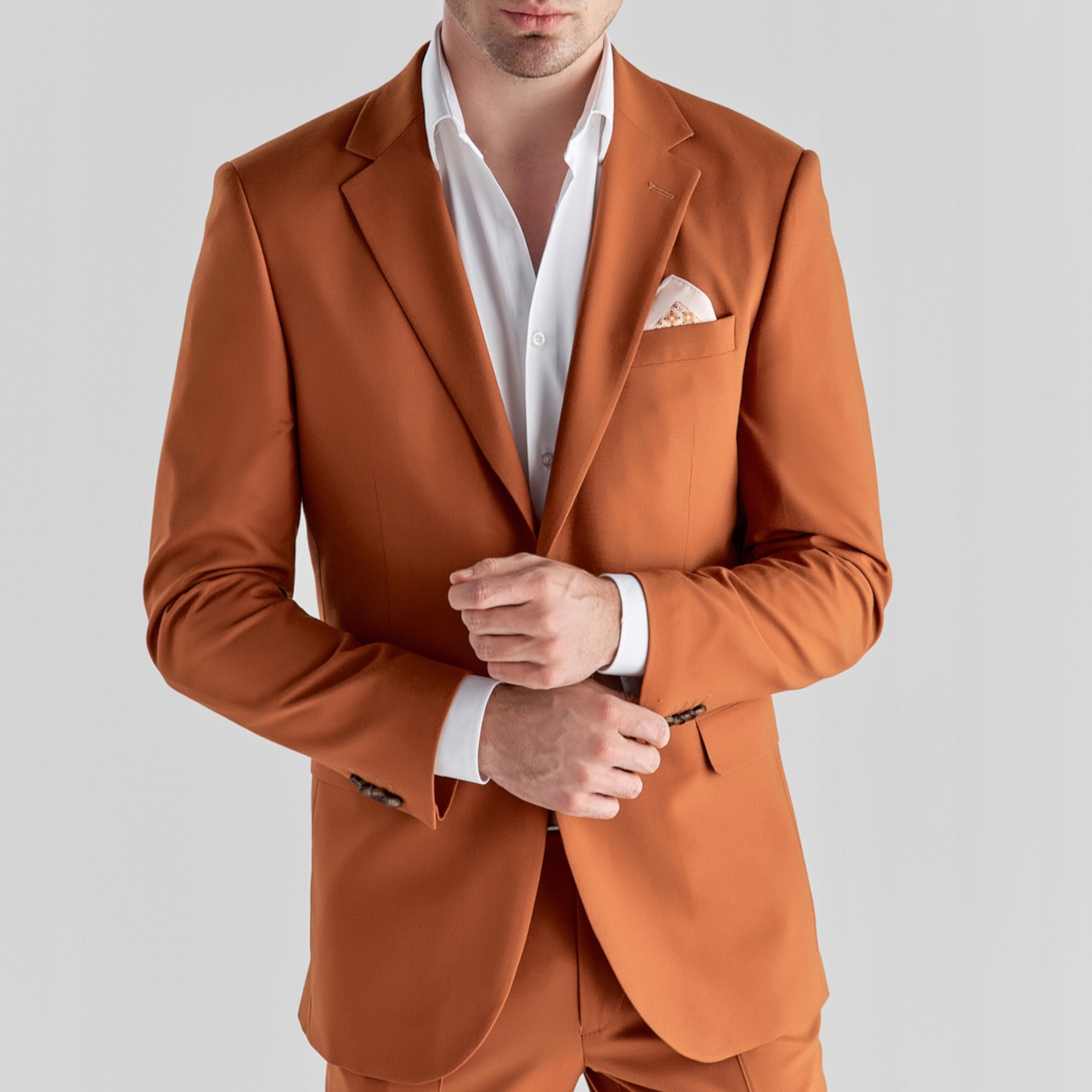 Oranžová sako bunda Svatba Pako Lorente vel