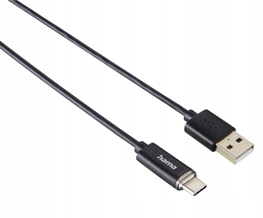 KABEL USB - USB-C, z wyświetlaczem LED 1M HAMA