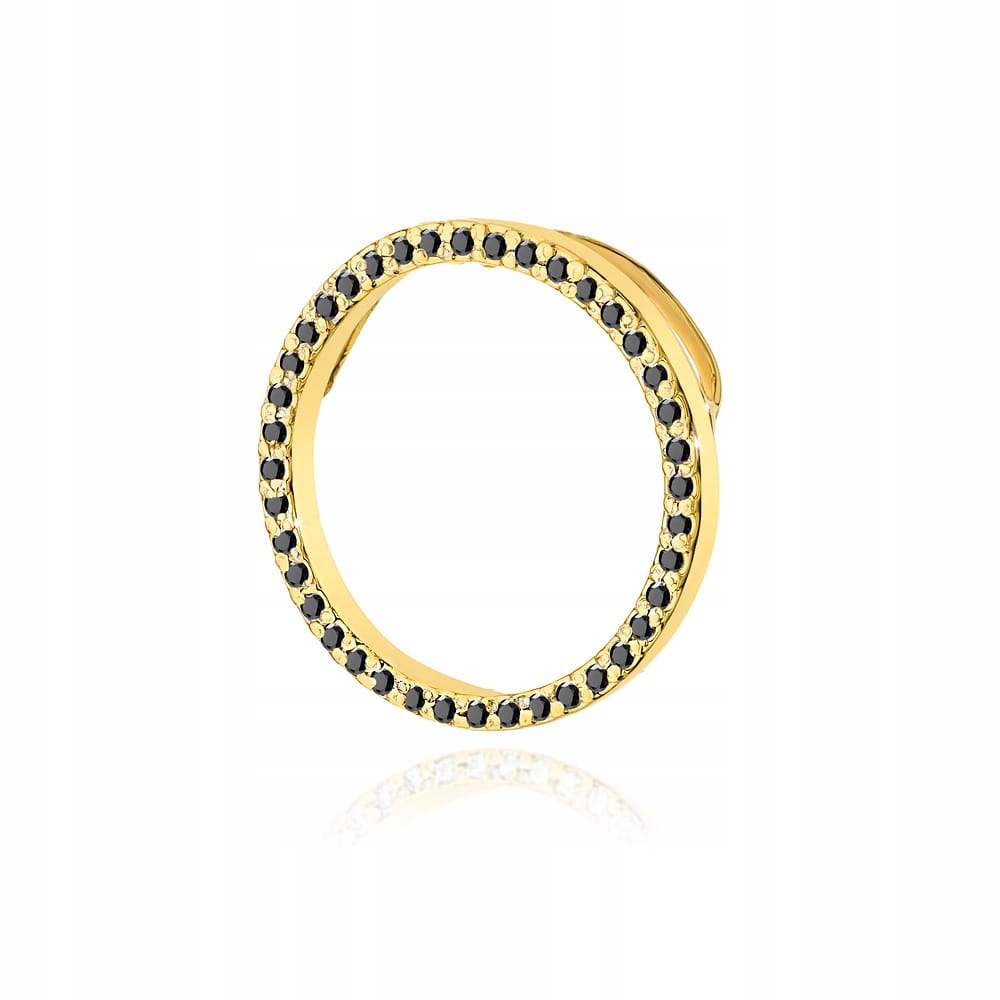 

Złota Zawieszka Czarne Brylanty 0,20ct Próba 585