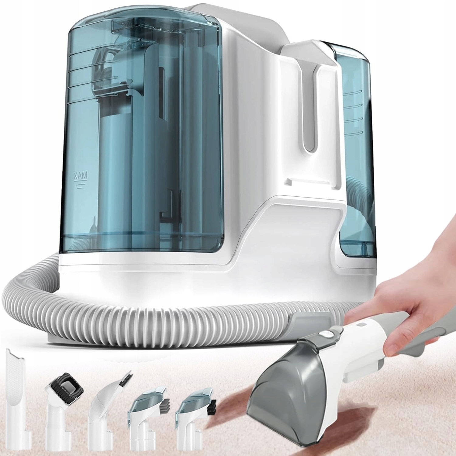 Vysavač Na Čalounění Koberců 450W 1,8L 11KPA S 2 Nádržemi Na Vodu