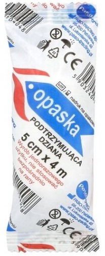 

Opaska dziana podtrzymująca bandaż Paso 4x5cm 1szt