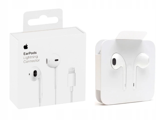 APPLE EARPODS SŁUCHAWKI LIGHTNING IPHONE 8 X XR 11 Marka Apple