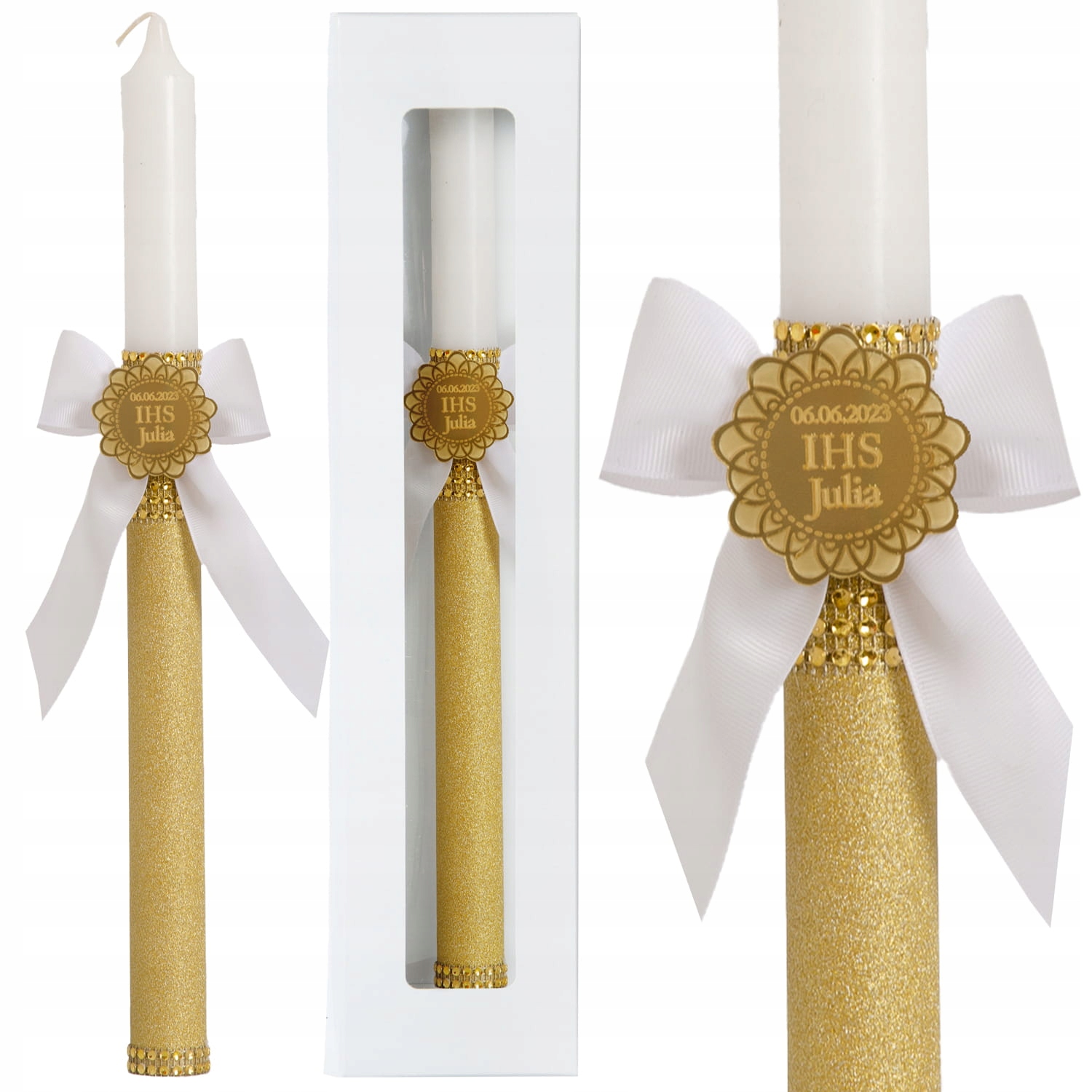 

Świeca do I Komunii Świętej z personalizacją