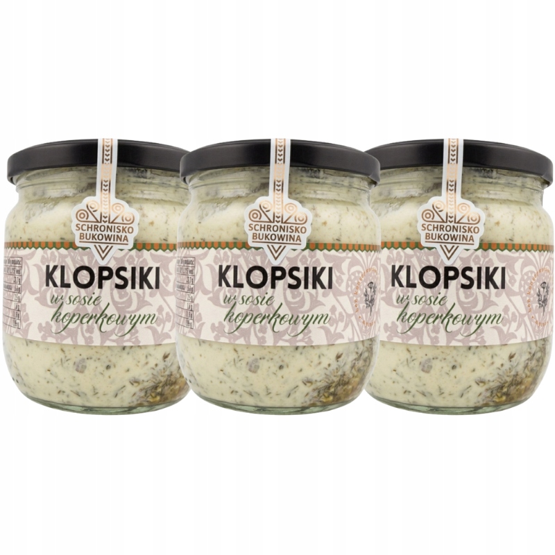 Masové Kuličky v koprové omáčce 380 g Schronisko Bukowina domácí vydání