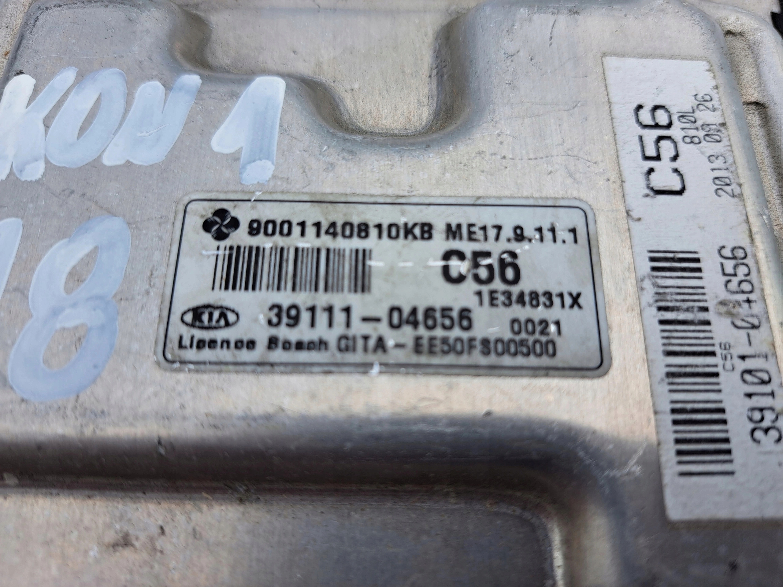 KIA PICANTO computer ECU control unit of the engine 39111-04656 9001140810-KB