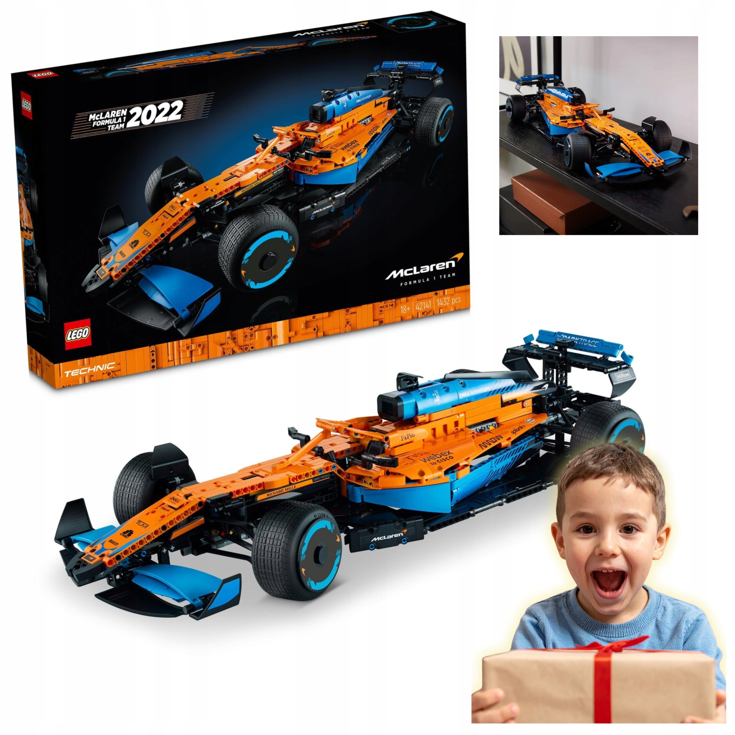 Lego(r) Technic Závodní auto McLaren Formule 1 Dárek Pro Dítě
