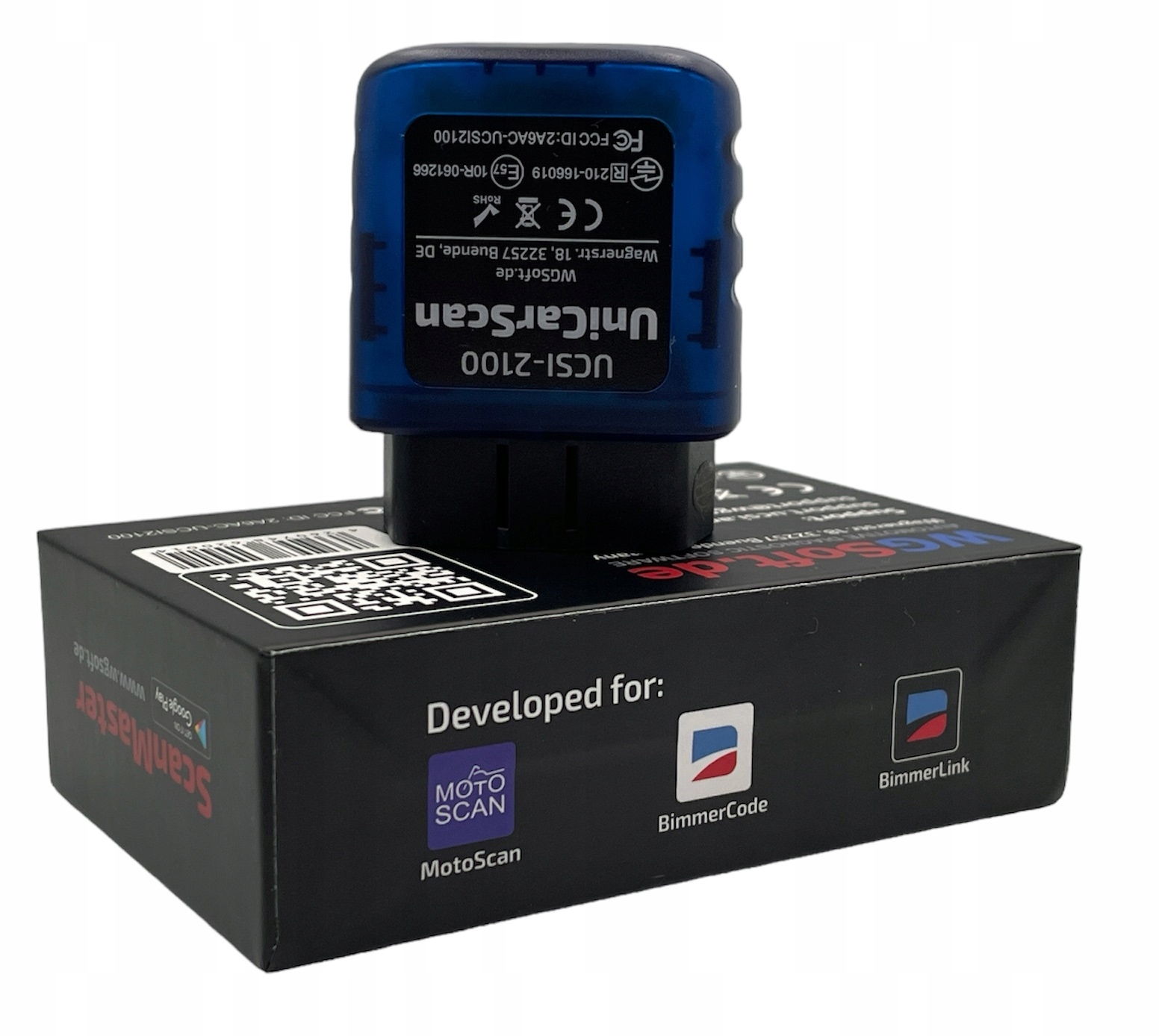 INTERFEJS UCSI-2100 MotoScan BimmerCode OBD2 BMW Marka UniCarScan