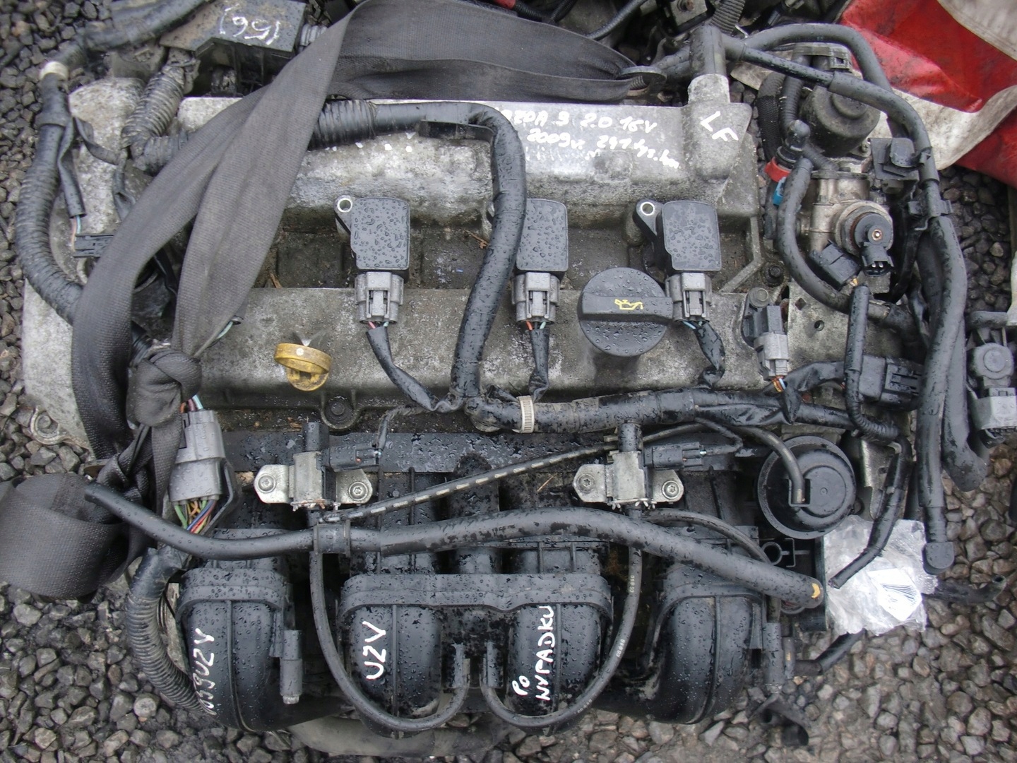 MAZDA 3 BL SPORT 2.0 16V DISI LF engine complete KPL BEZPOSREDNI nozzle