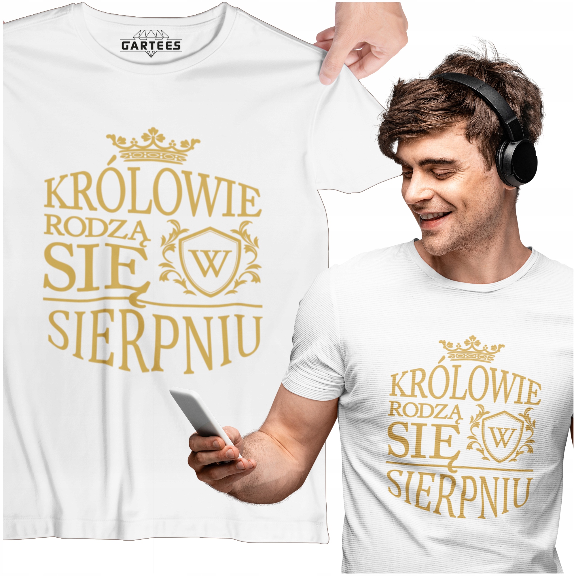 

Koszulka Męska Super Prezent Dla Chłopaka Królowie