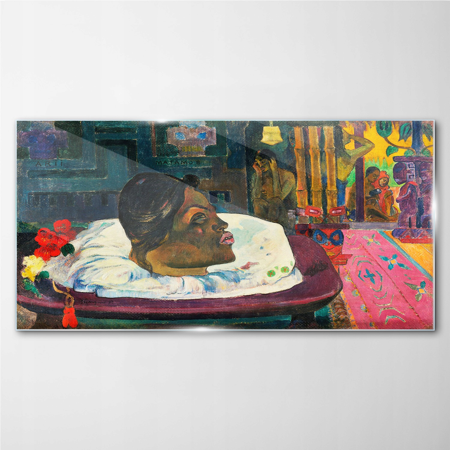 

Obraz szklany na ścianę Tubylcy Gauguin 140x70 cm