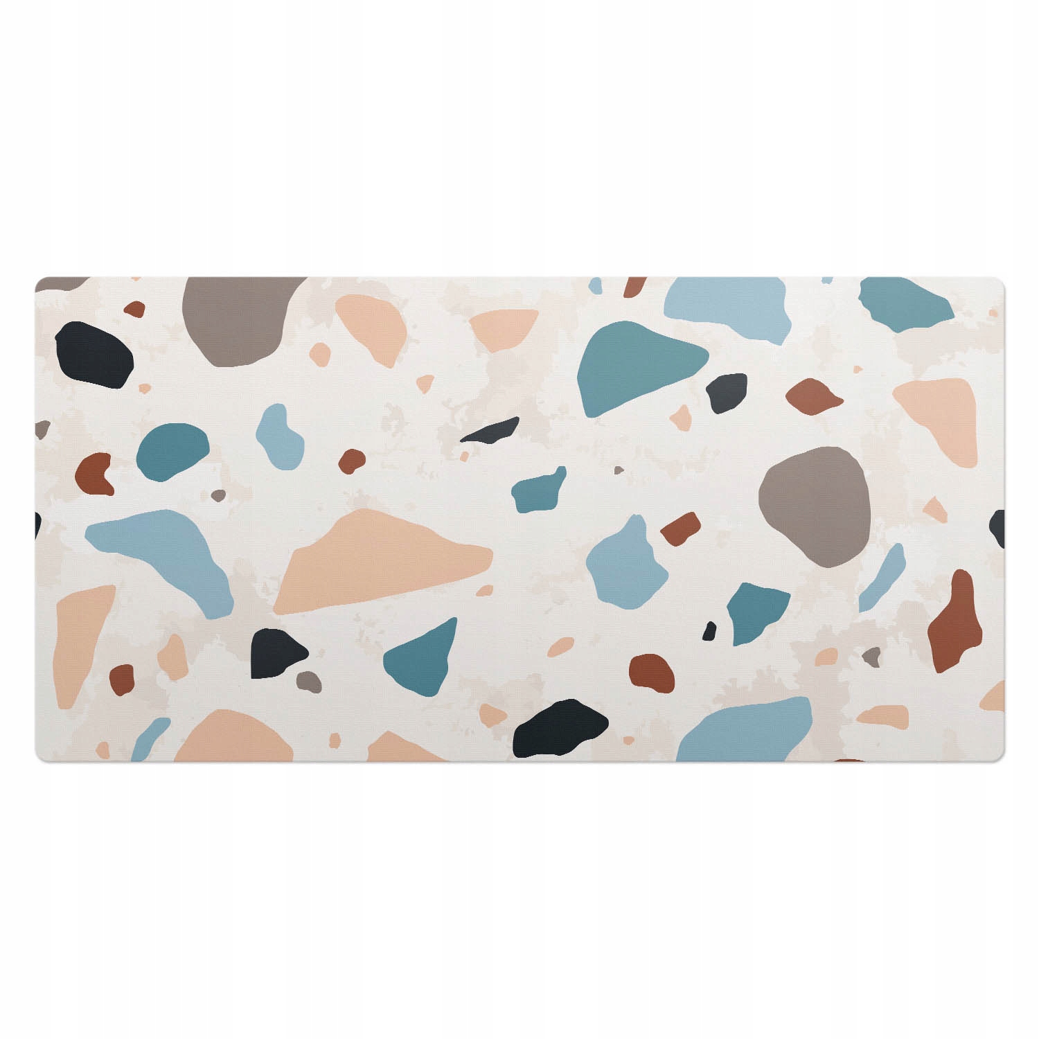 Ochranná dekorativní podložka na kancelářský stůl Stylový terrazzo motiv 100 x 50 cm