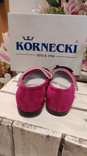 BALERINY BALERINKI WKŁ.SKÓRZANA RZEPY KORNECKI 32 Rodzaj zapięcia Rzepy