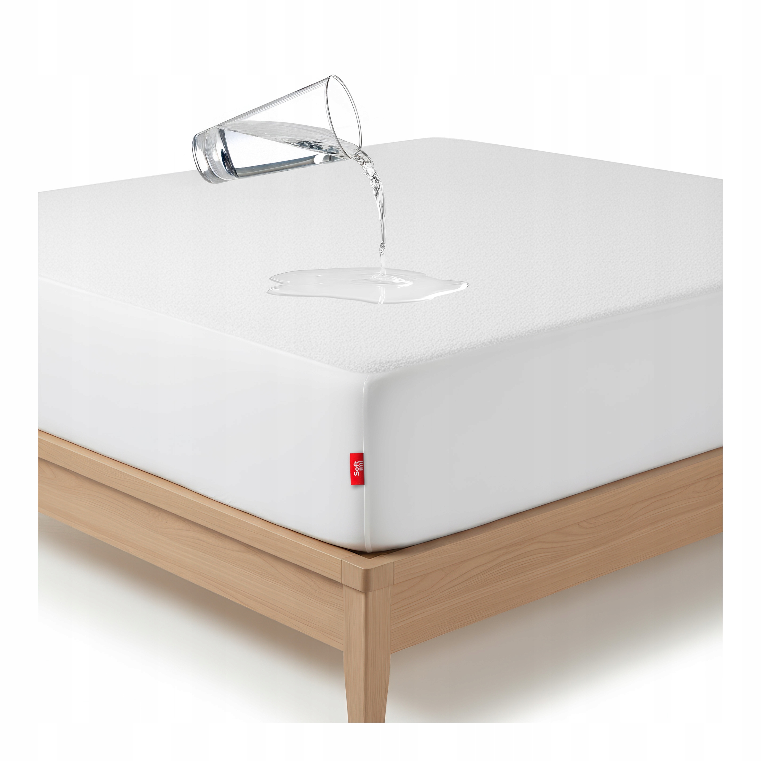 Prostěradlo S Gumičkou 200X220, Nepromokavé, Vodotěsné, Bílé