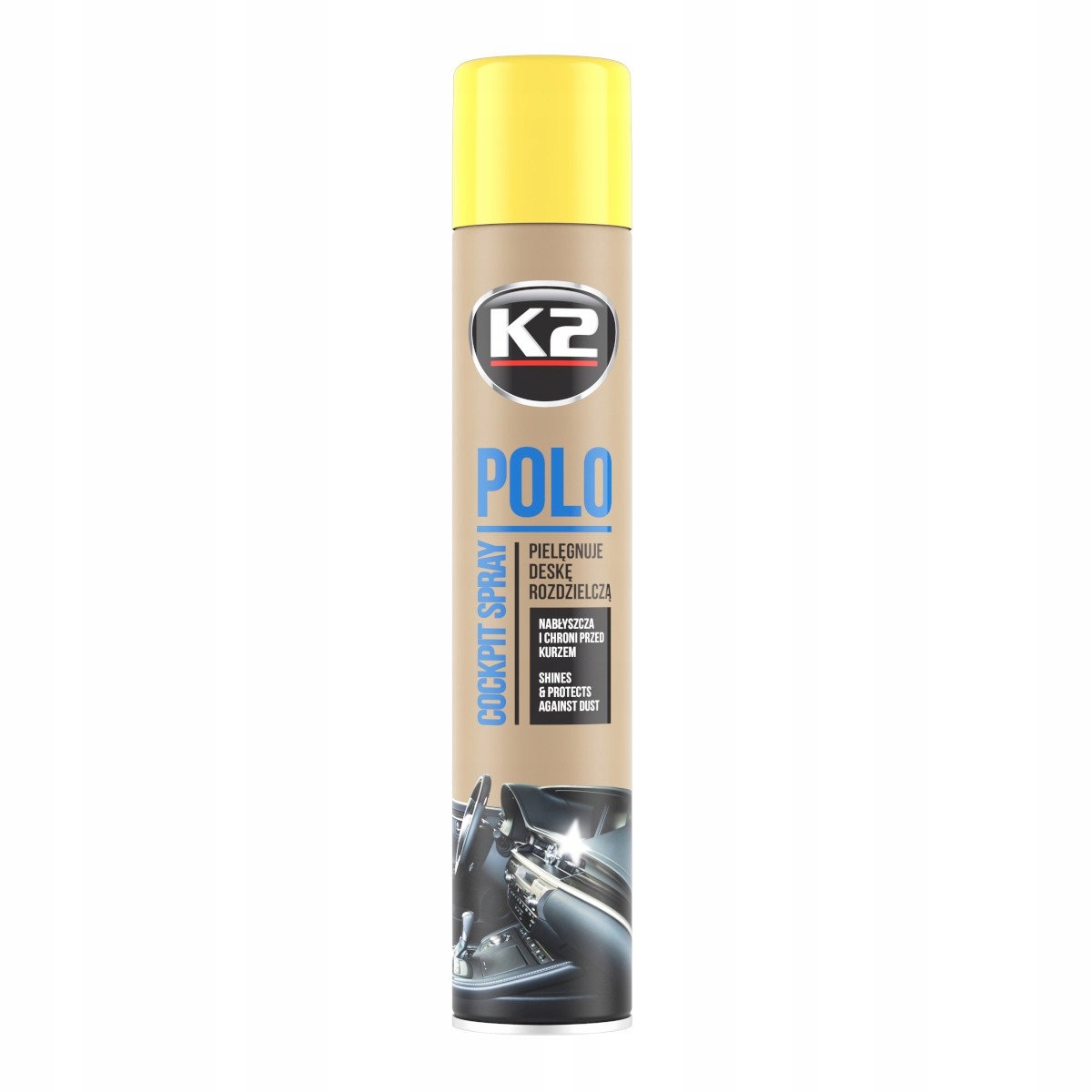 

K2 Polo Cockpit Do Kokpitu Plak Cytryna 750ml