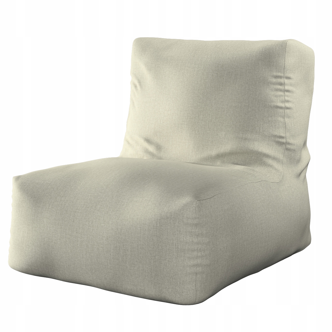 Dekoria Taburet – křeslo šedo-béžová šenilová barva