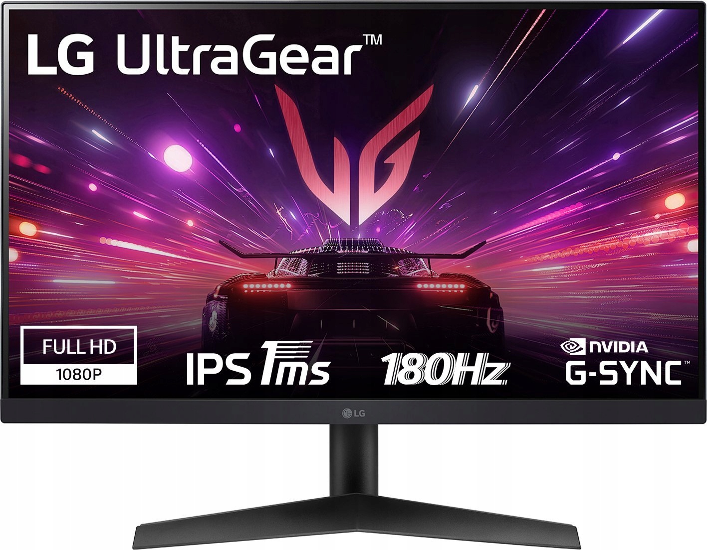 LG ultragear ゲーミングモニター 24GS60F-B 24” monitor do gier UltraGear™ Full HD IPS | 180 Hz, IPS 1ms