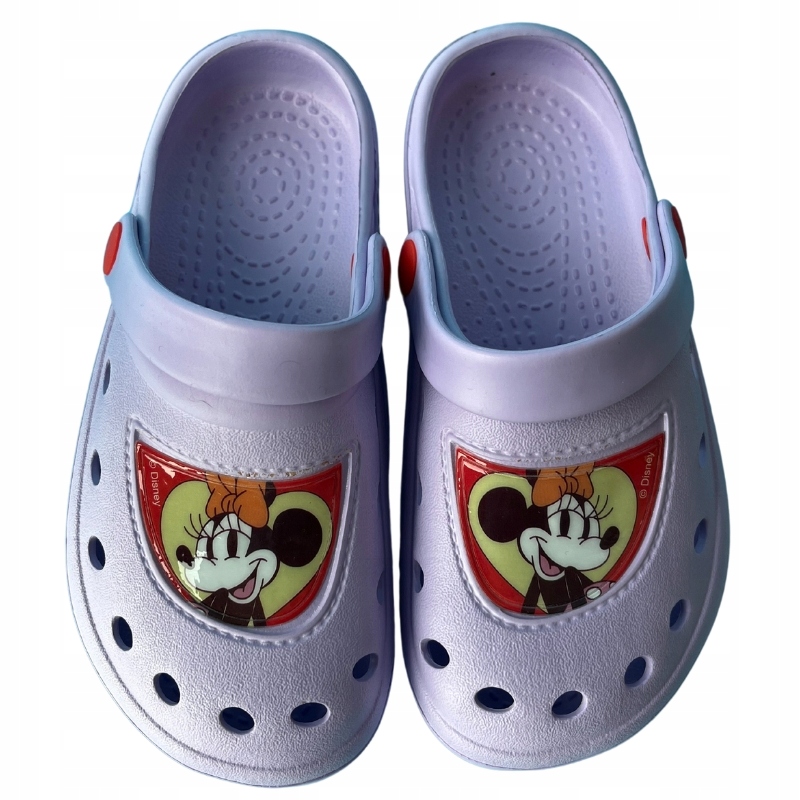 KLAPKI PIANKOWE KROKSY MYSZKA MINNIE DISNEY DZIEWCZĘCE PLAŻOWE BASEN 26/27 Marka Hopki