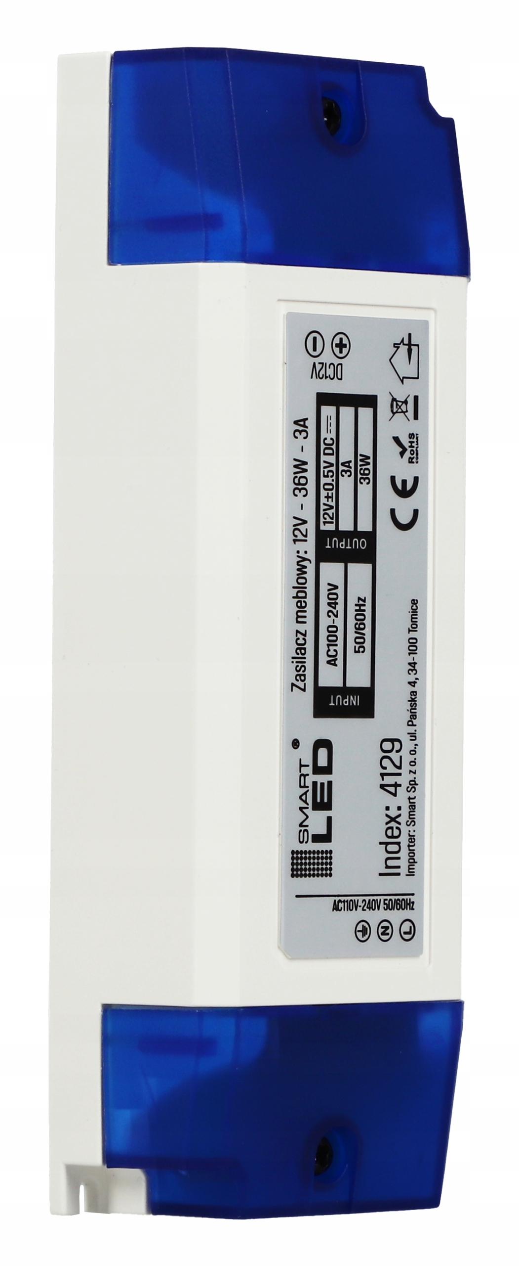 ZASILACZ MEBLOWY 12V 5A 60W DO TAŚMA LED Rodzaj zasilacza meblowy