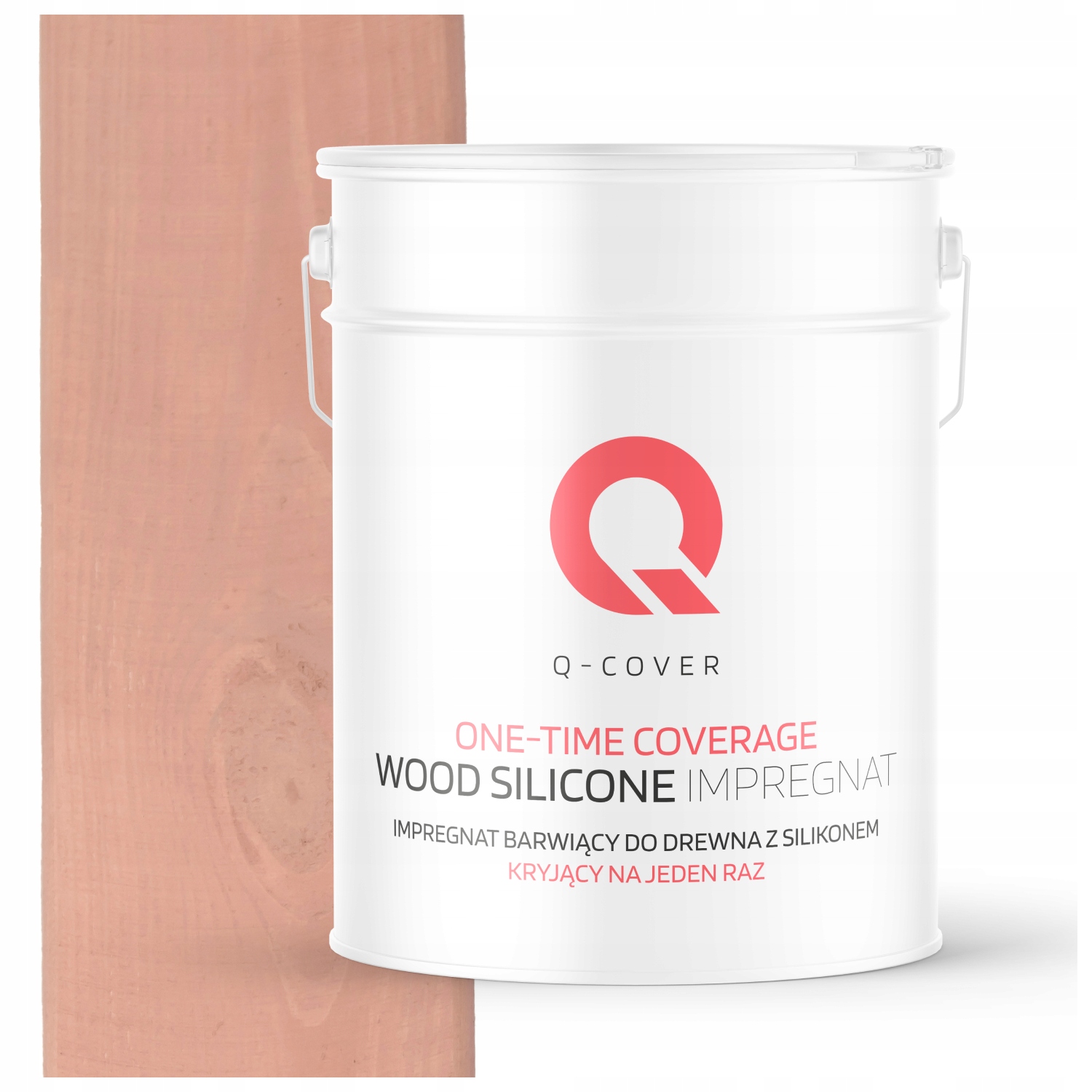 Impregnácia Na Drevo Krycia Na Jedenkrát Extra Farba Uv Lososová 10 L