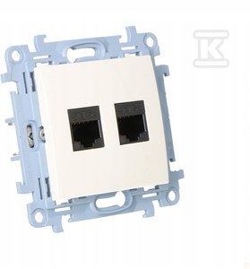 GN.2-KR.KOMP.RJ45 KAT5E Bílá SIMON10