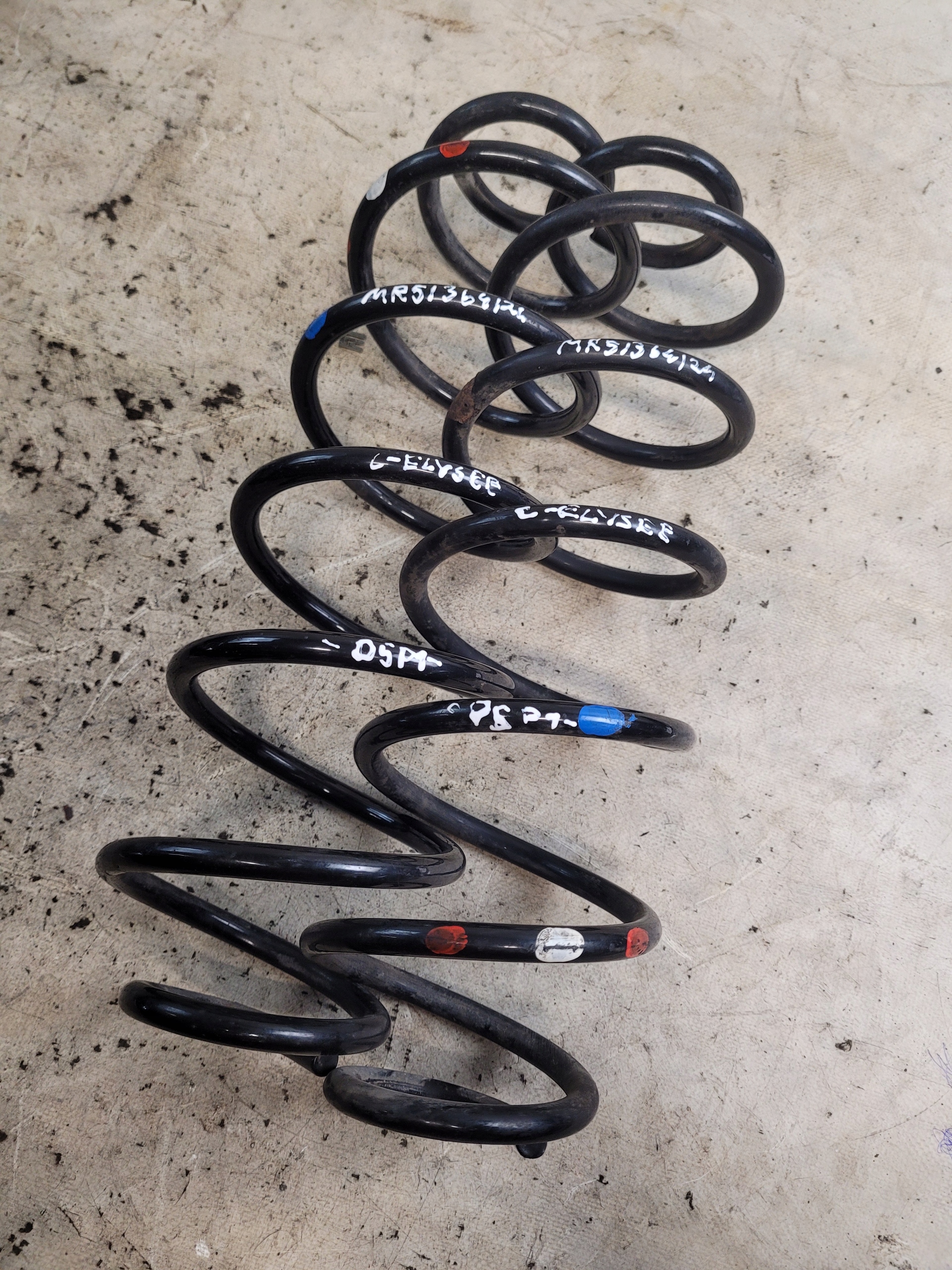 springs springing rear part CITROEN C-ELYSEE II 2