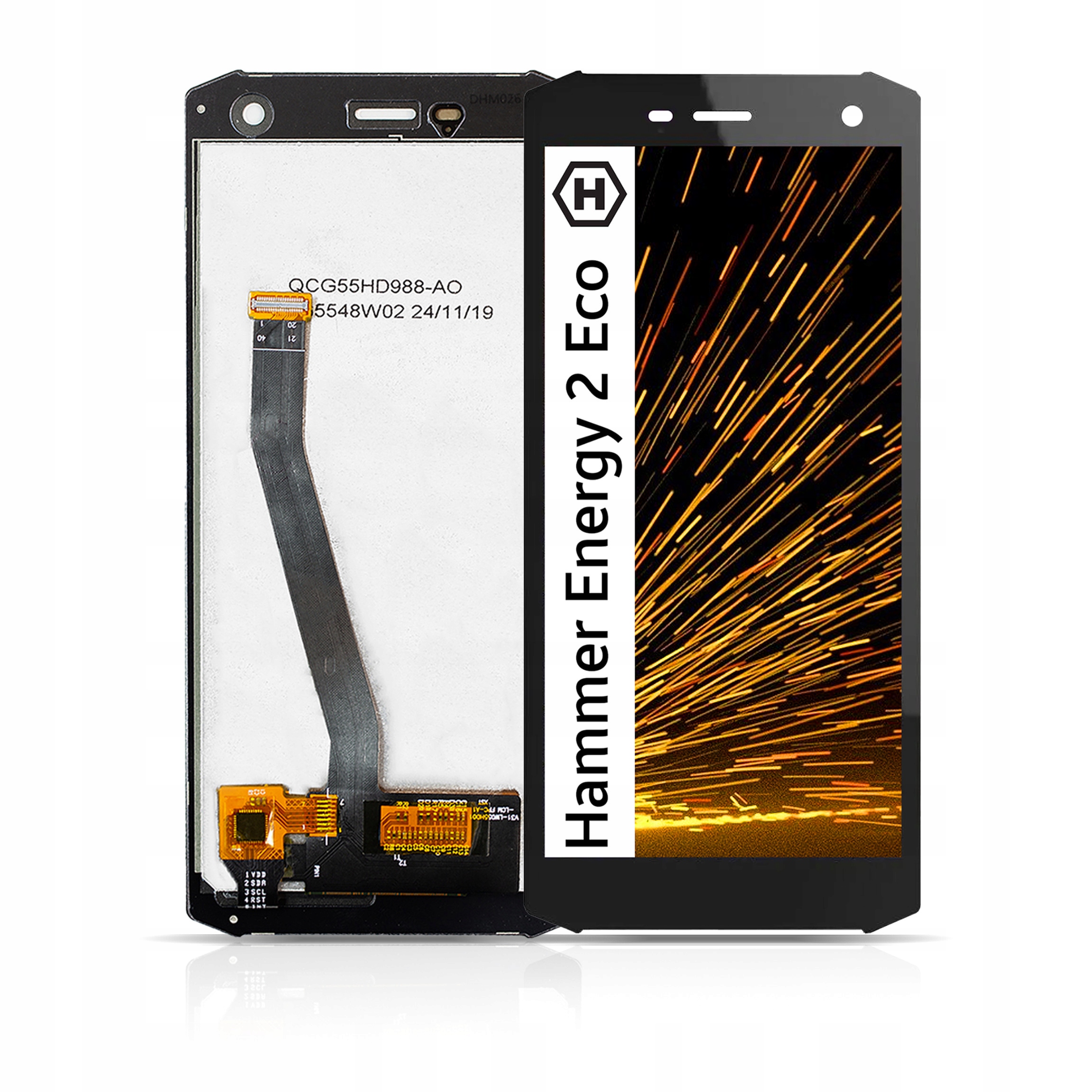 LCD pro Hammer Energy 2 Eco Displej Digitizer Dotyk