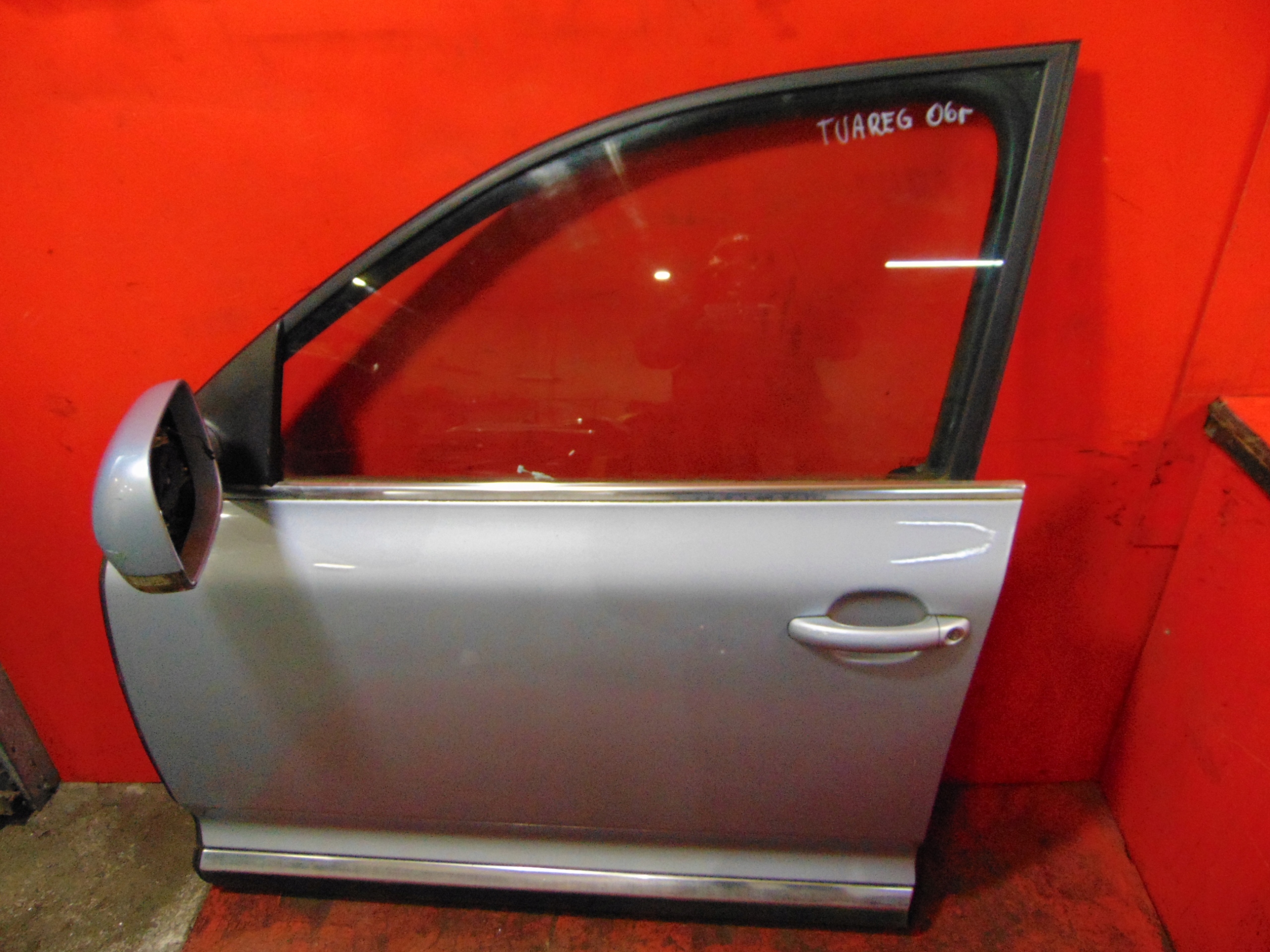 VW TOUAREGl ДВЕРИ ЛЕВЫЙ ПЕРЕД Lb5s ЗЕРКАЛО EU