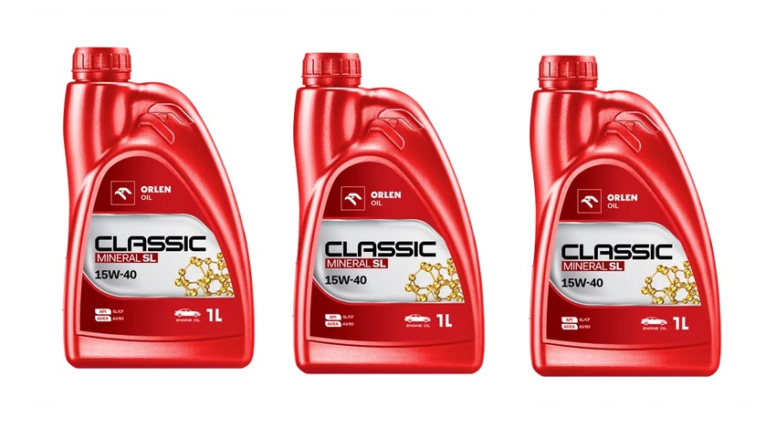 Fiat 126p 3 x olej silnikowy Orlen Classic 15W40 1L