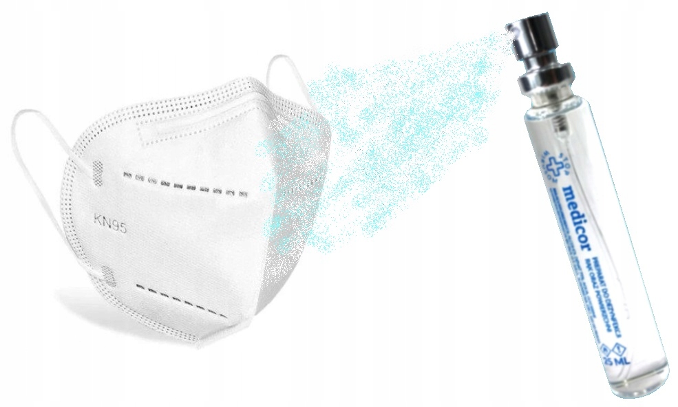 30x MASKA MASECZKA ANTYWIRUSOWA FFP2 CZARNA CE Rozmiar uniwersalny