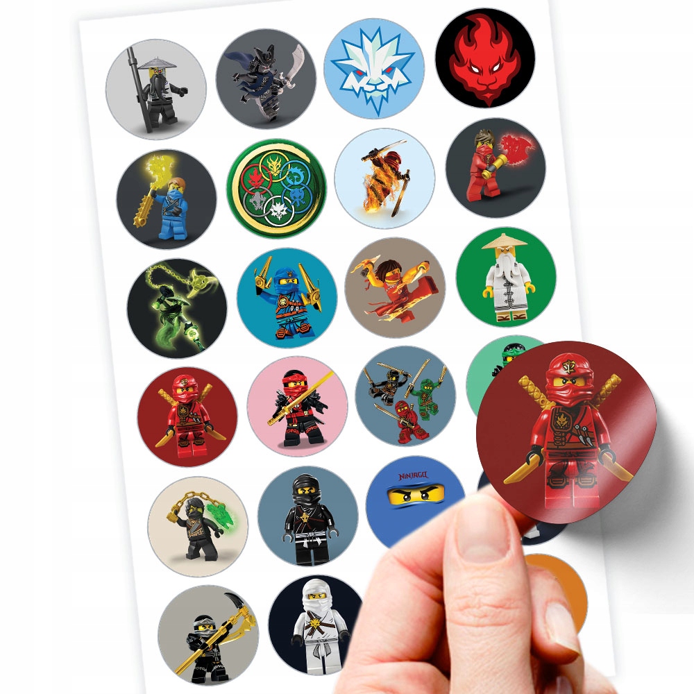 

Najlepsze 24 Naklejki Lego Ninjago Jakość