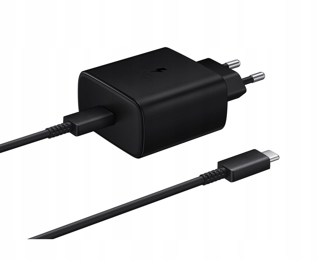 Síťová nabíječka Samsung 45W s kabelem Usb-c 1,8 m, černá