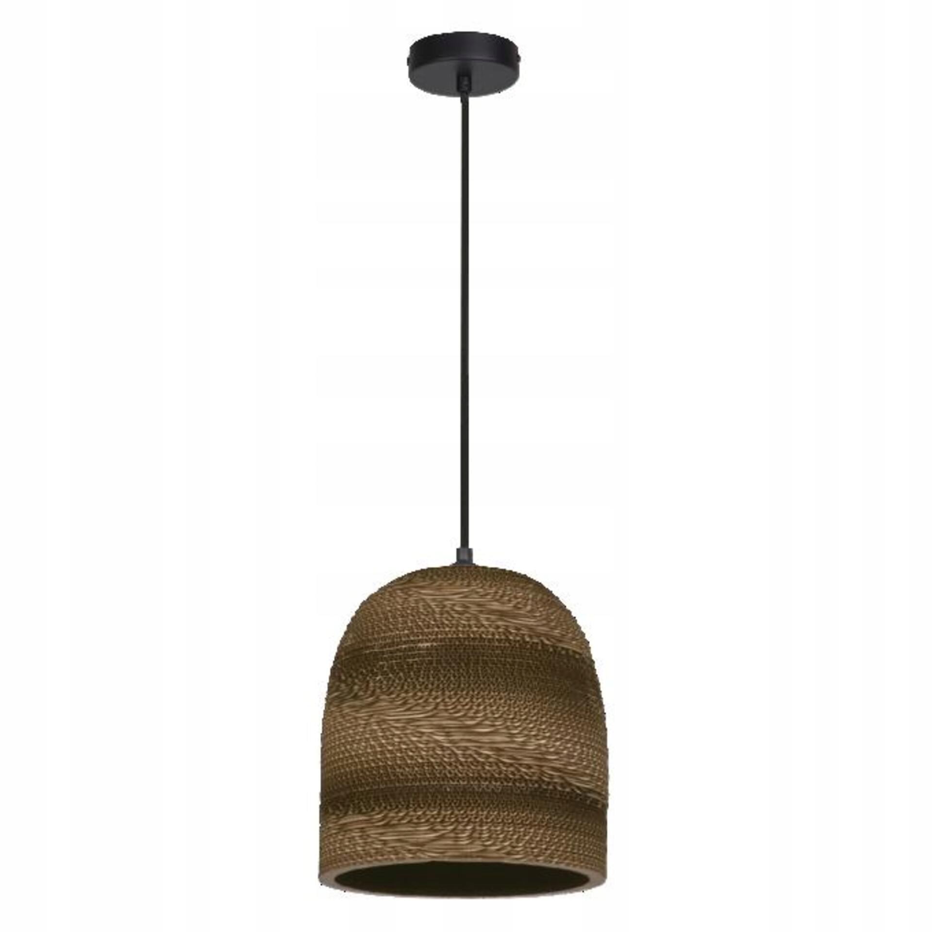 Ledvance závěsné svítidlo Cardboard Bell E27 hnědé 4058075837188