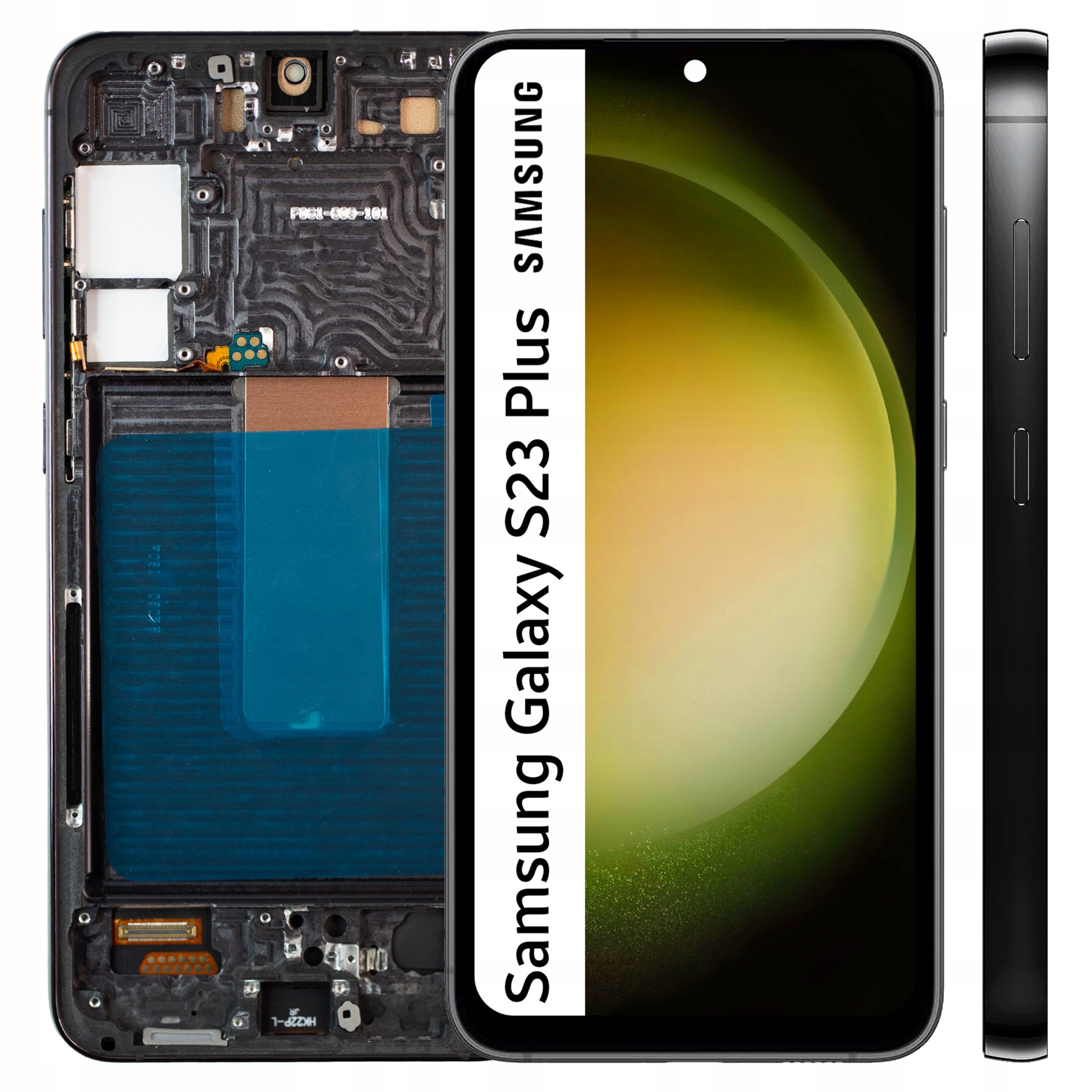 Incell pre Samsung Galaxy S23 Plus LCD displej čierny Dotykový rámček čierny