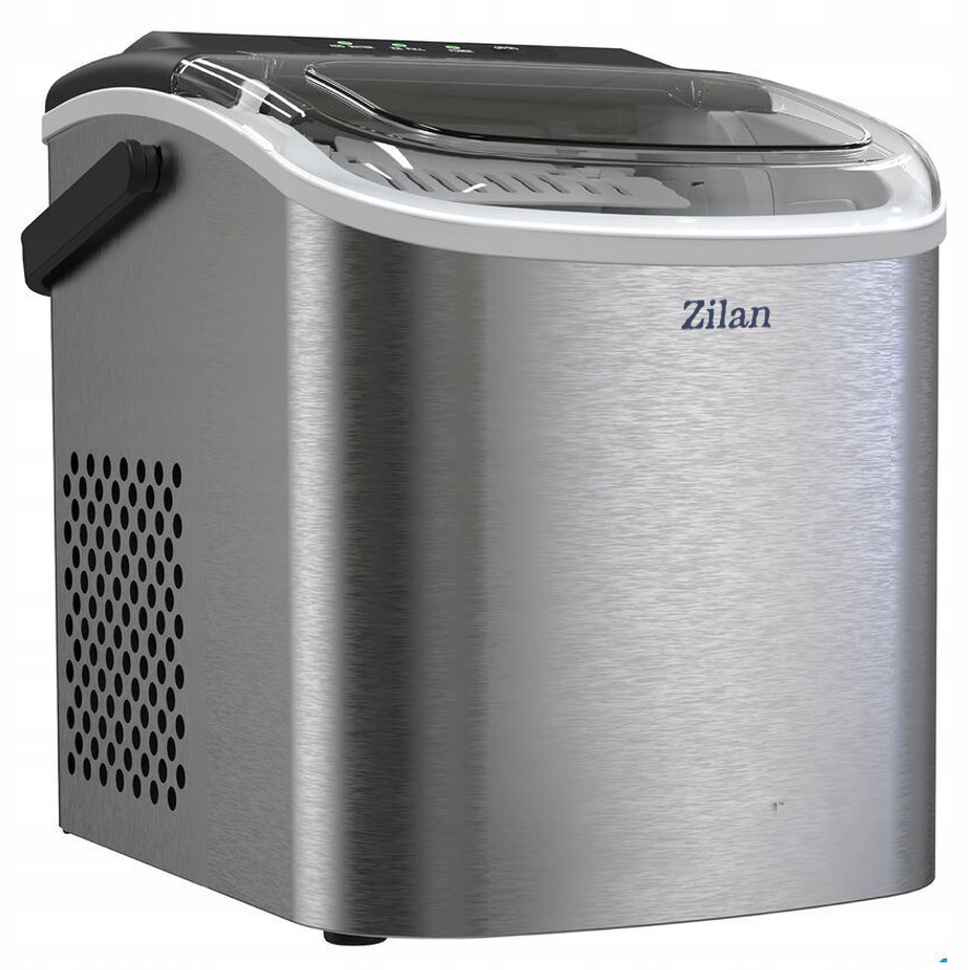 KOSTKARKA DO LODU DUŻA MOCNA PRZENOŚNA INOX EKSPRESOWY LÓD15KG