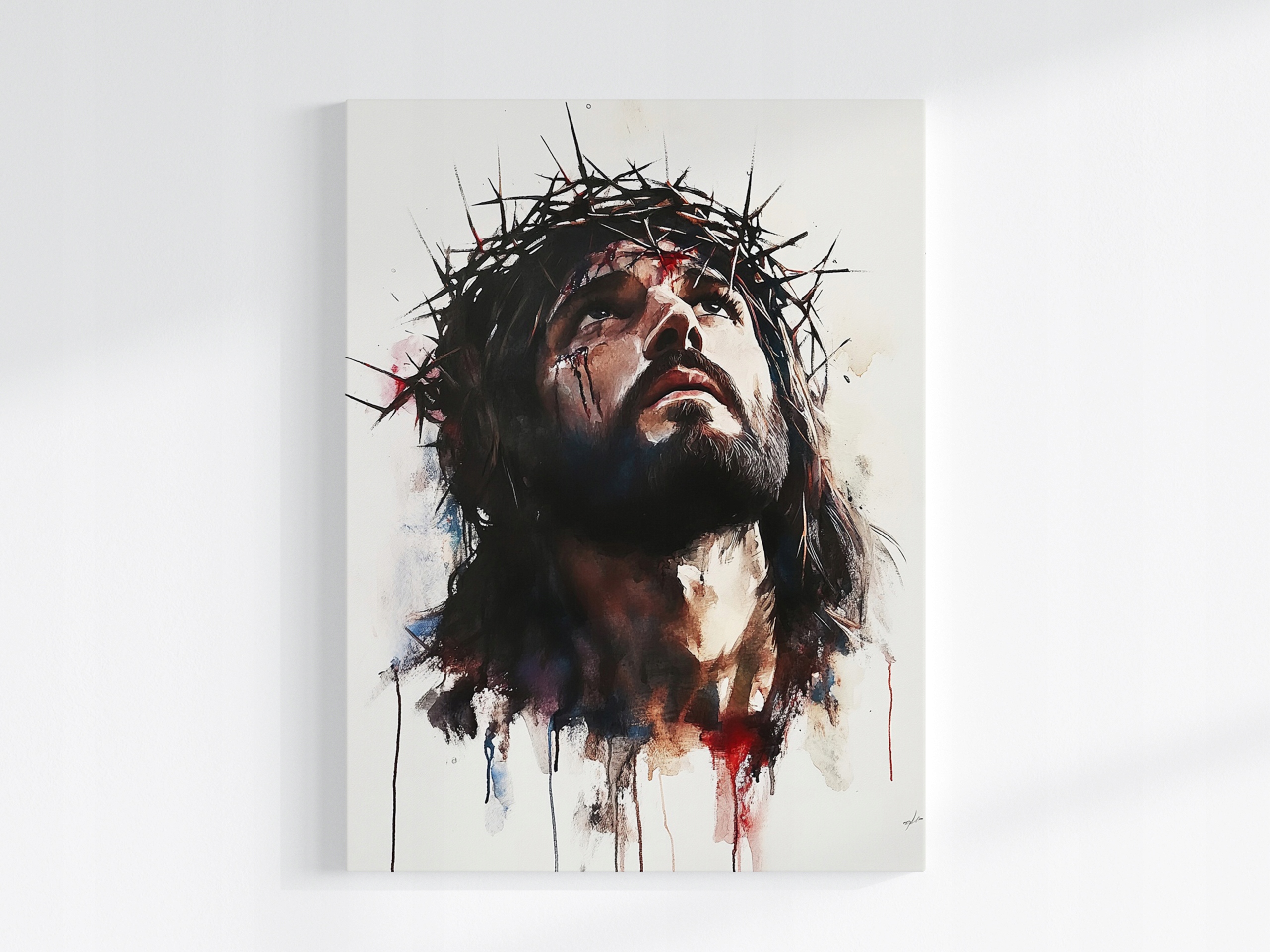Obraz Na Plátně Canvas Ježíš Kristus Trnová Koruna Náboženství 60x80