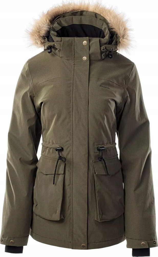 Dámská Nepromokavá Bunda Parka S Kapucí Zateplená Iguana Nermin vel. Xs