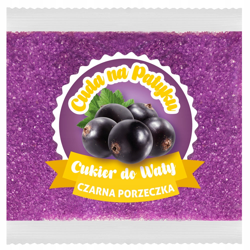 

Cukier do waty cukrowej kolorowy 100 g Porzeczkowy