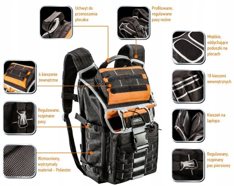 PLECAK MONTERSKI NEO Marka Neo Tools