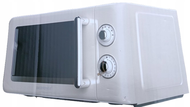 Kuchenka mikrofalowa Retro Bergner 700 W mikrofala mikrofalówka beżowa