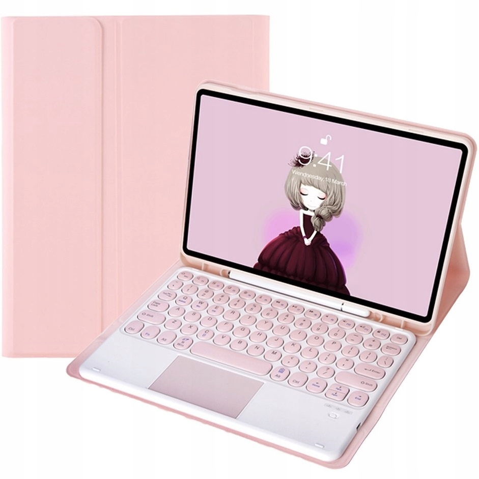 Etui Z Klawiaturą Touchpad Do Samsung Galaxy Tab S6 Lite 2020/2022/2024