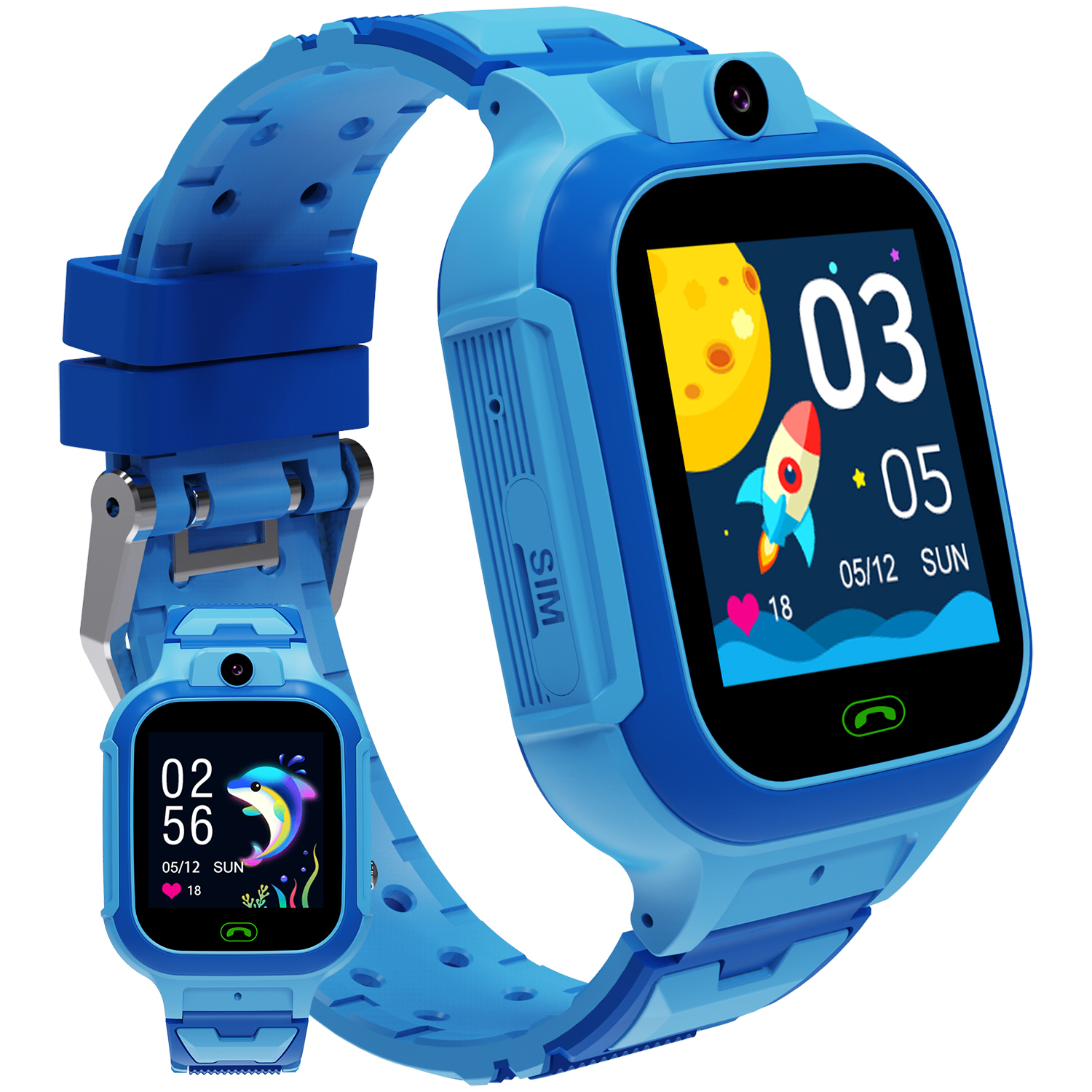 Chytré Hodinky Enter pro děti Hovory Sim Fotoaparát Umístění Sos polské menu