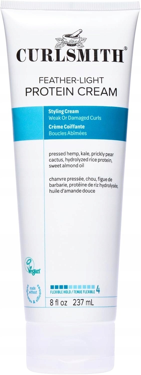 Curlsmith Krém na vlasy Černý rybíz Elastické upevnění 237 ml