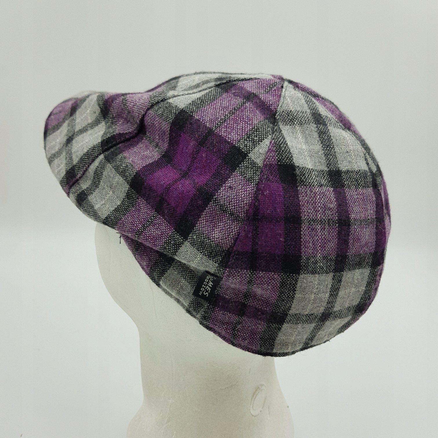 Kaszkiet model S101/Z JASNOSZARY FIOLET ROZMIAR 58 Płeć uniseks