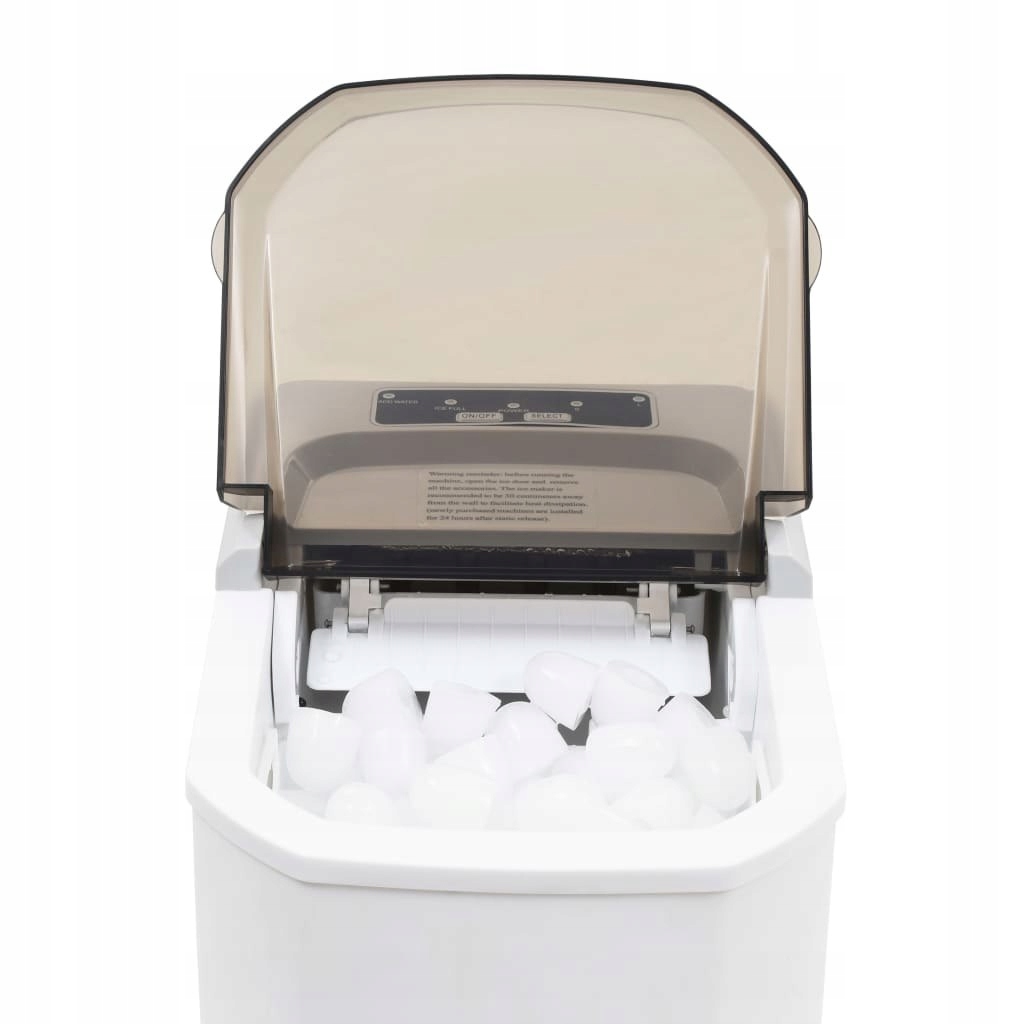 KOSTKARKA DO LODU BIAŁA 14L15KG/24 H Pojemność zbiornika na wodę 1.4 l